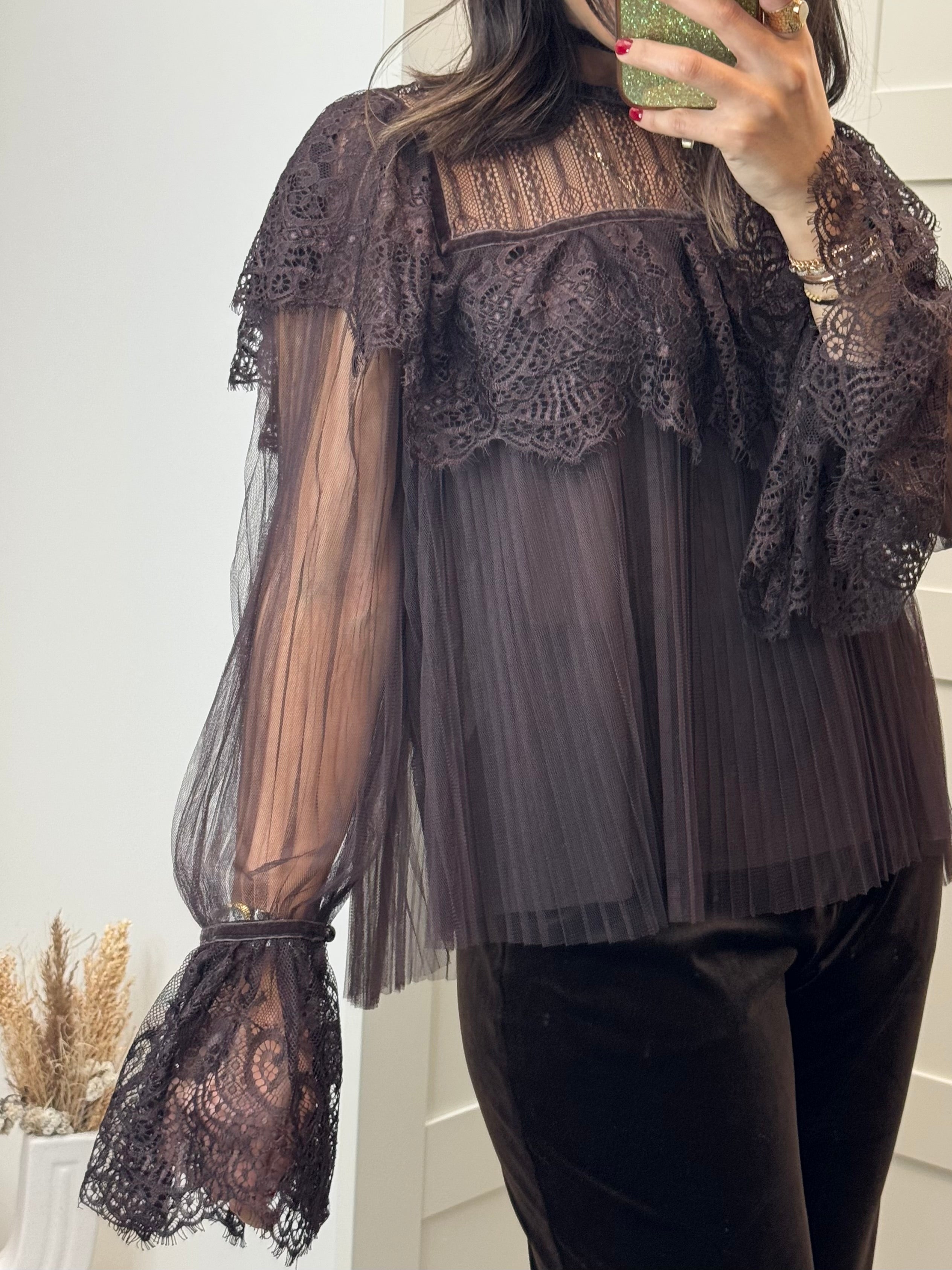 Blouse dentelle Malia