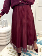 Jupe Ayeline burgundy