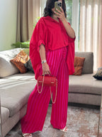 Ensemble Flamingo - Palazzo Fuchsia