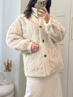 Fourrure Torsadée Écru