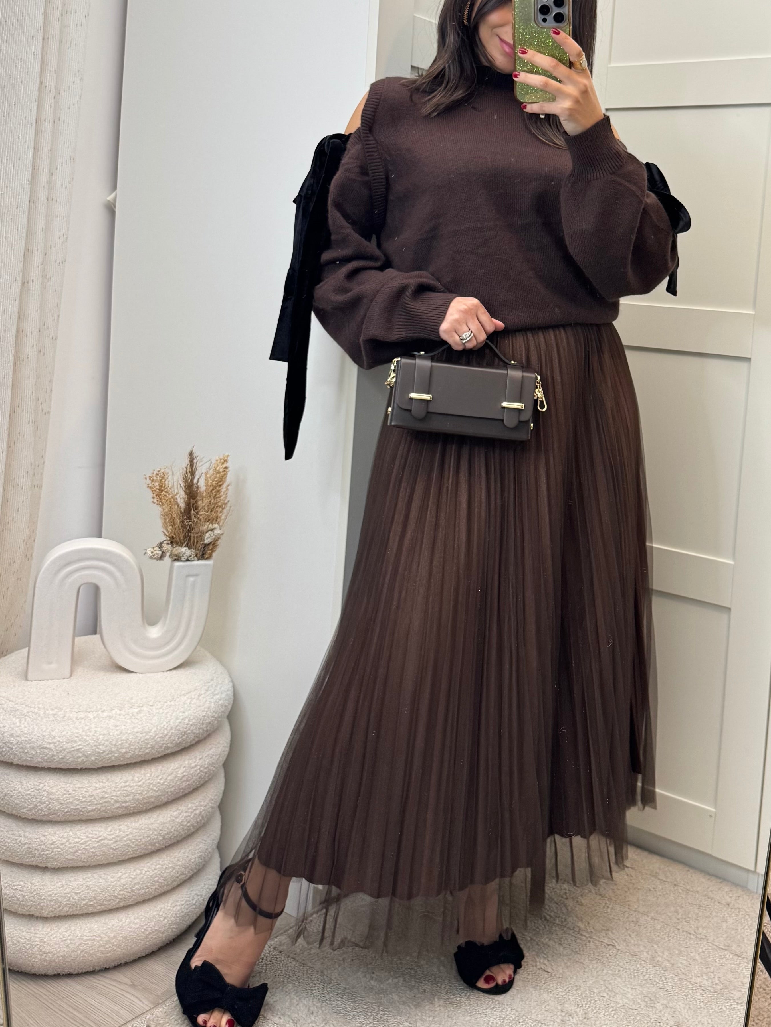 Jupe Ayeline burgundy