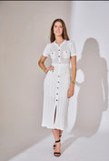 Robe Midi en Maille Tricotée