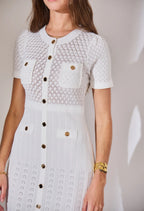 Robe Midi en Maille Tricotée
