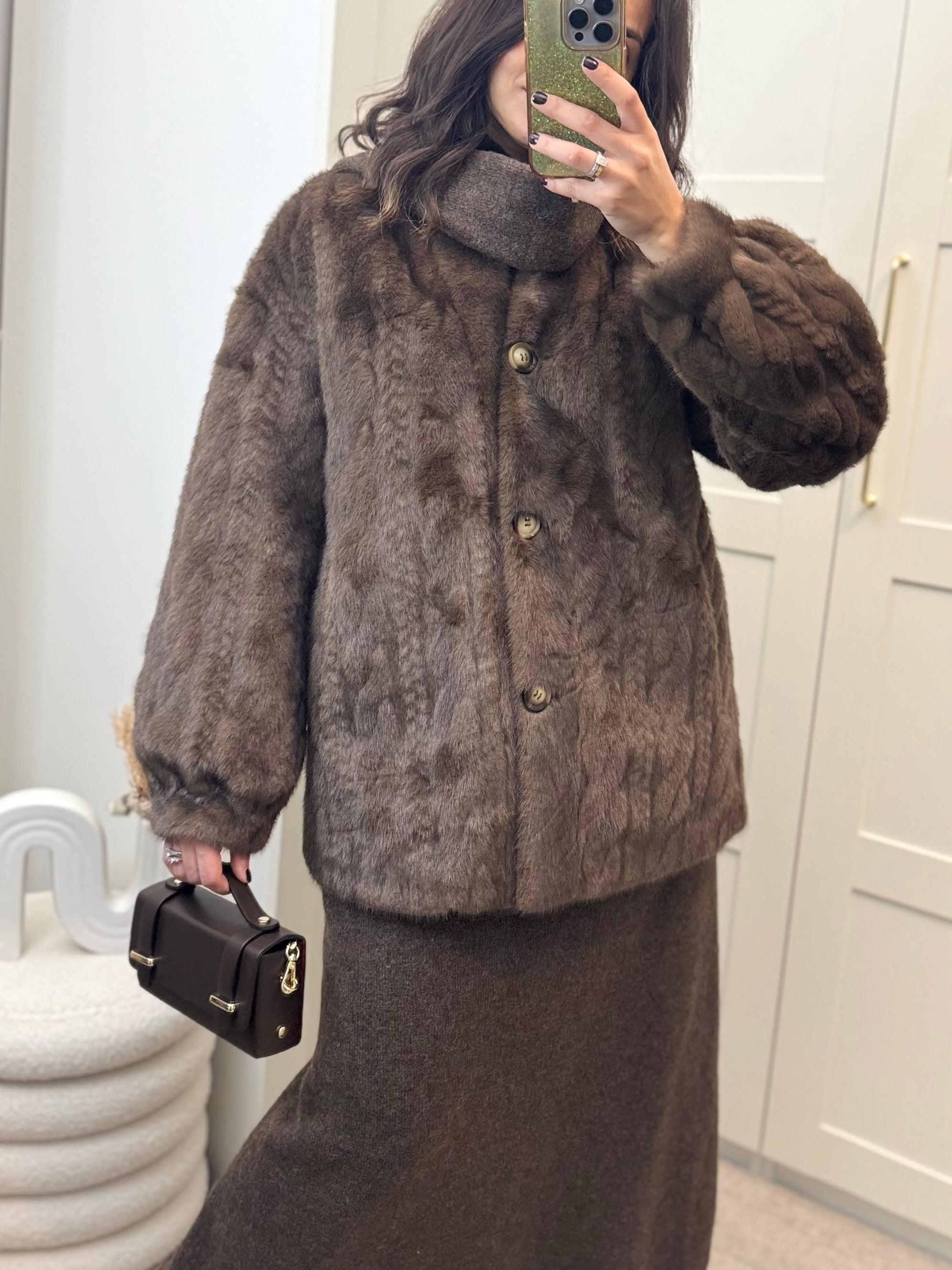 Fourrure Torsadée Choco