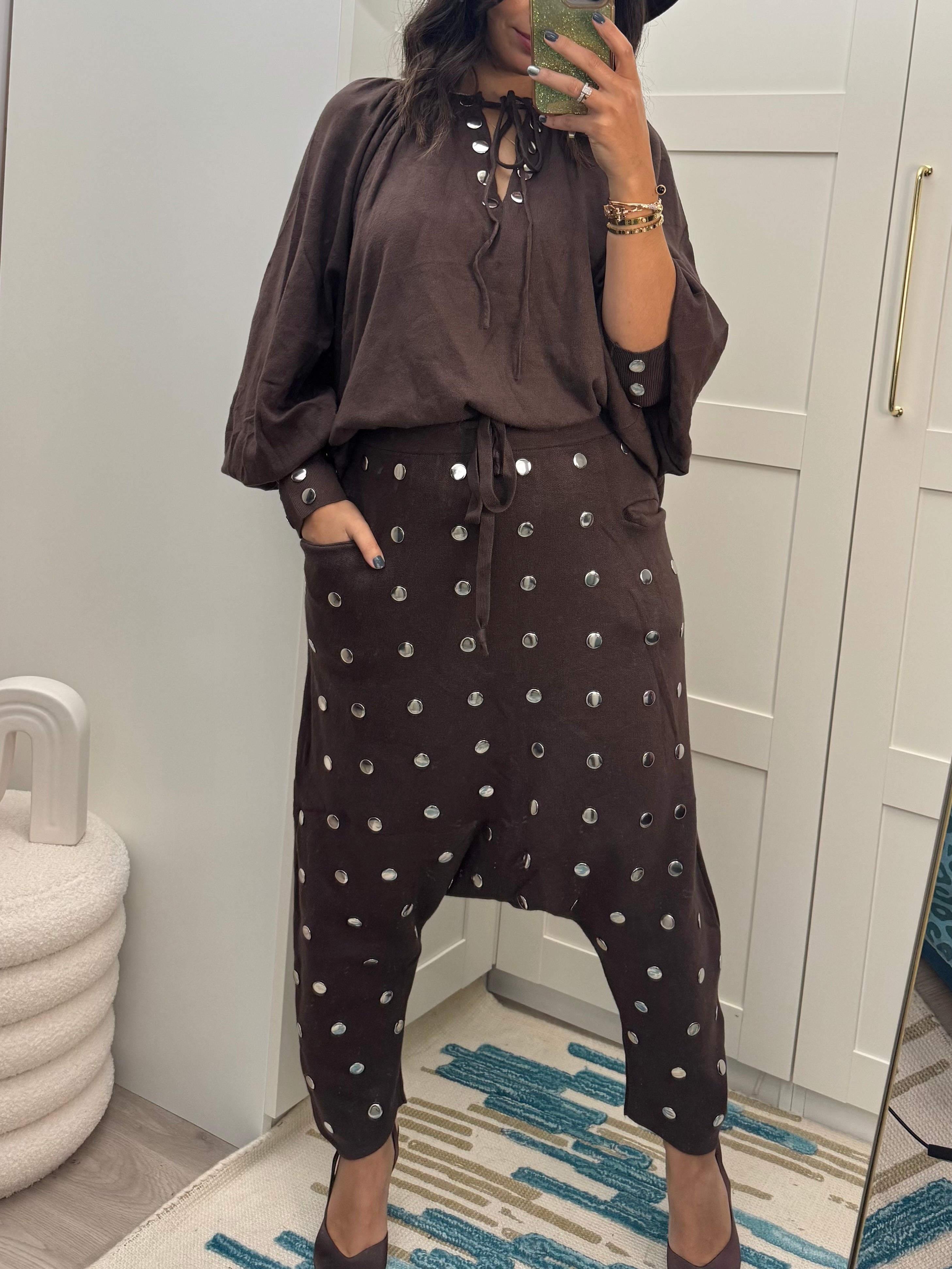 Ensemble Yara burgundy