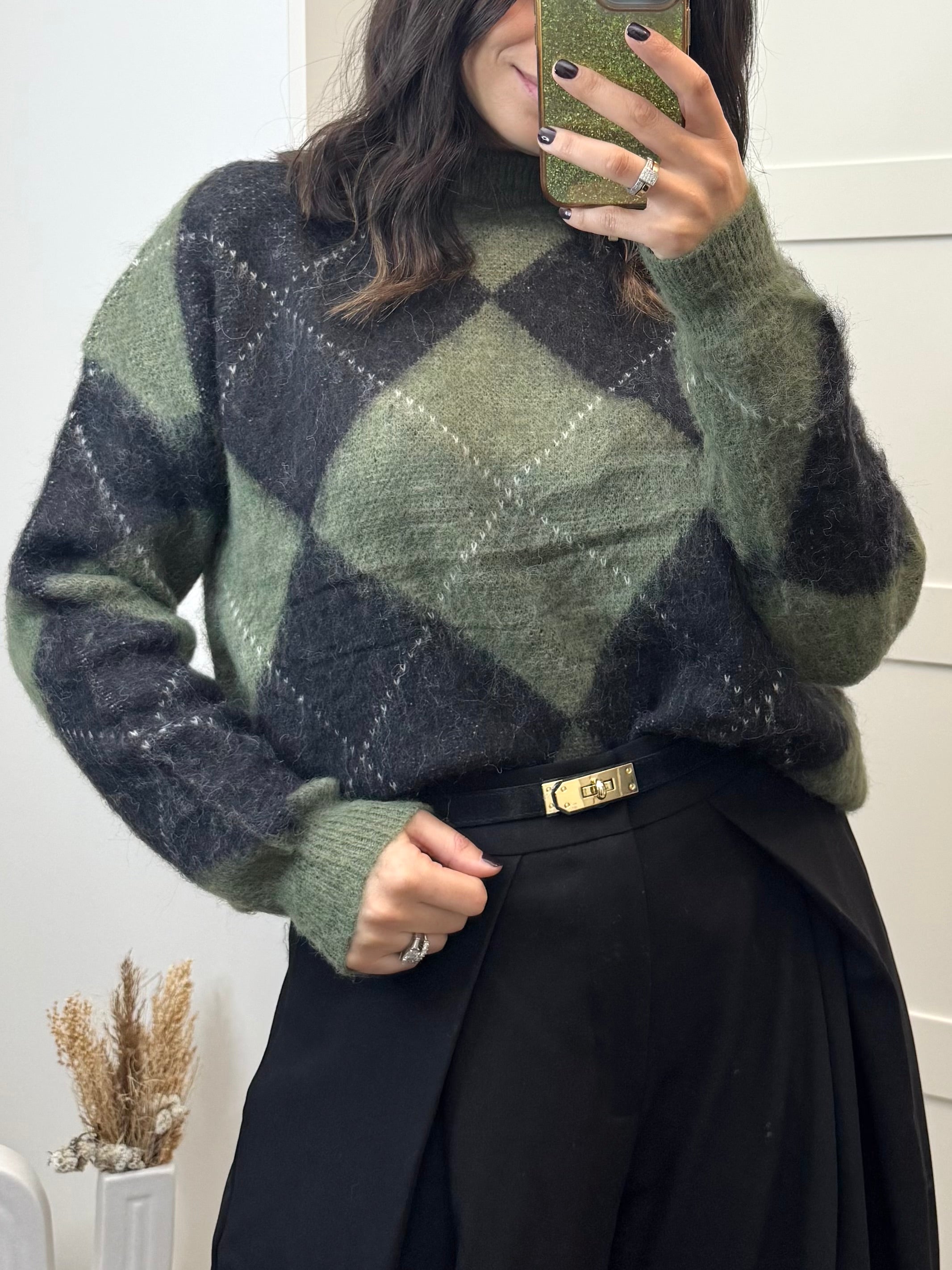 Pull Corine Vert