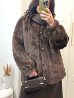 Fourrure Torsadée Choco