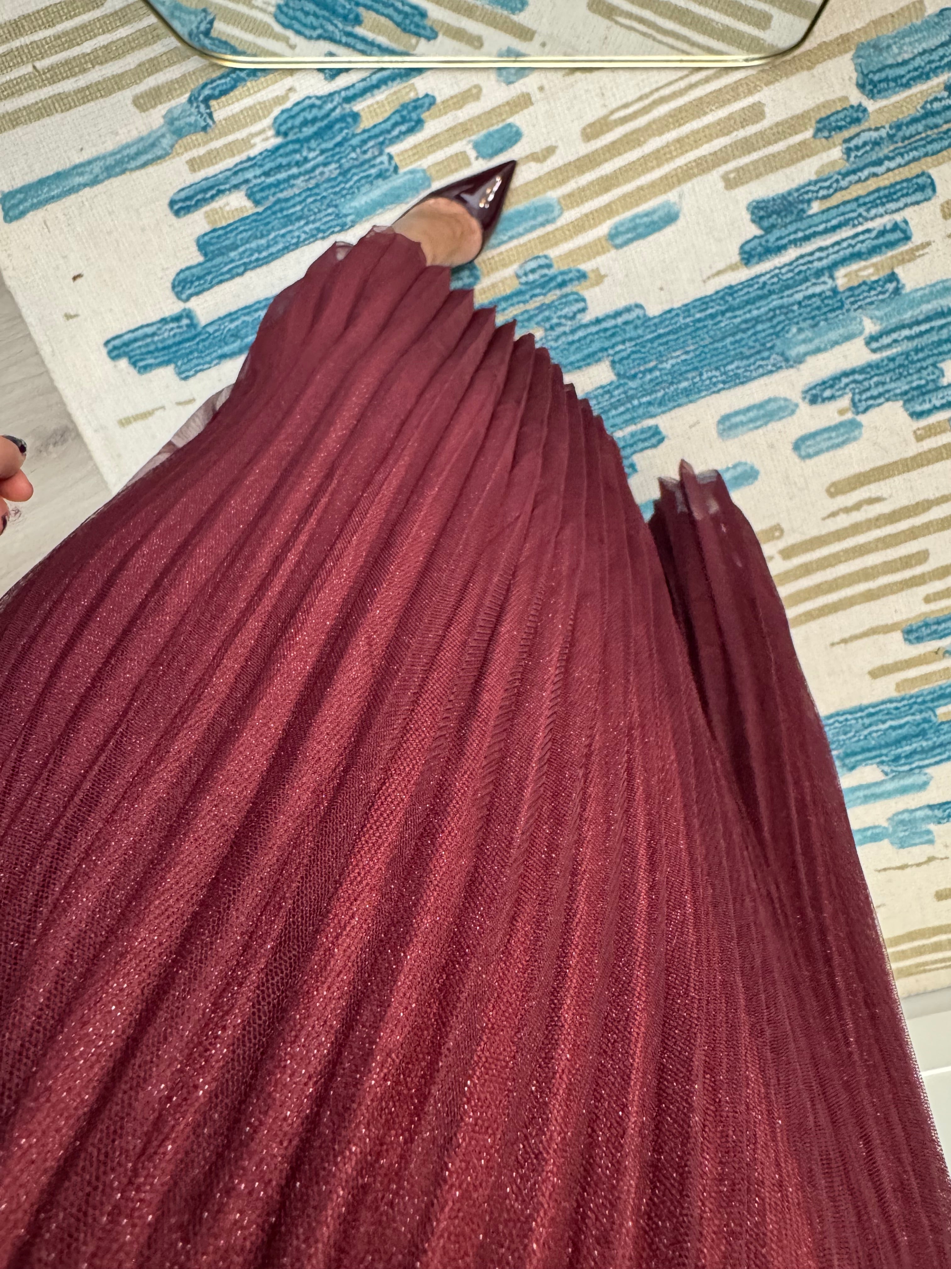 Jupe Ayeline burgundy