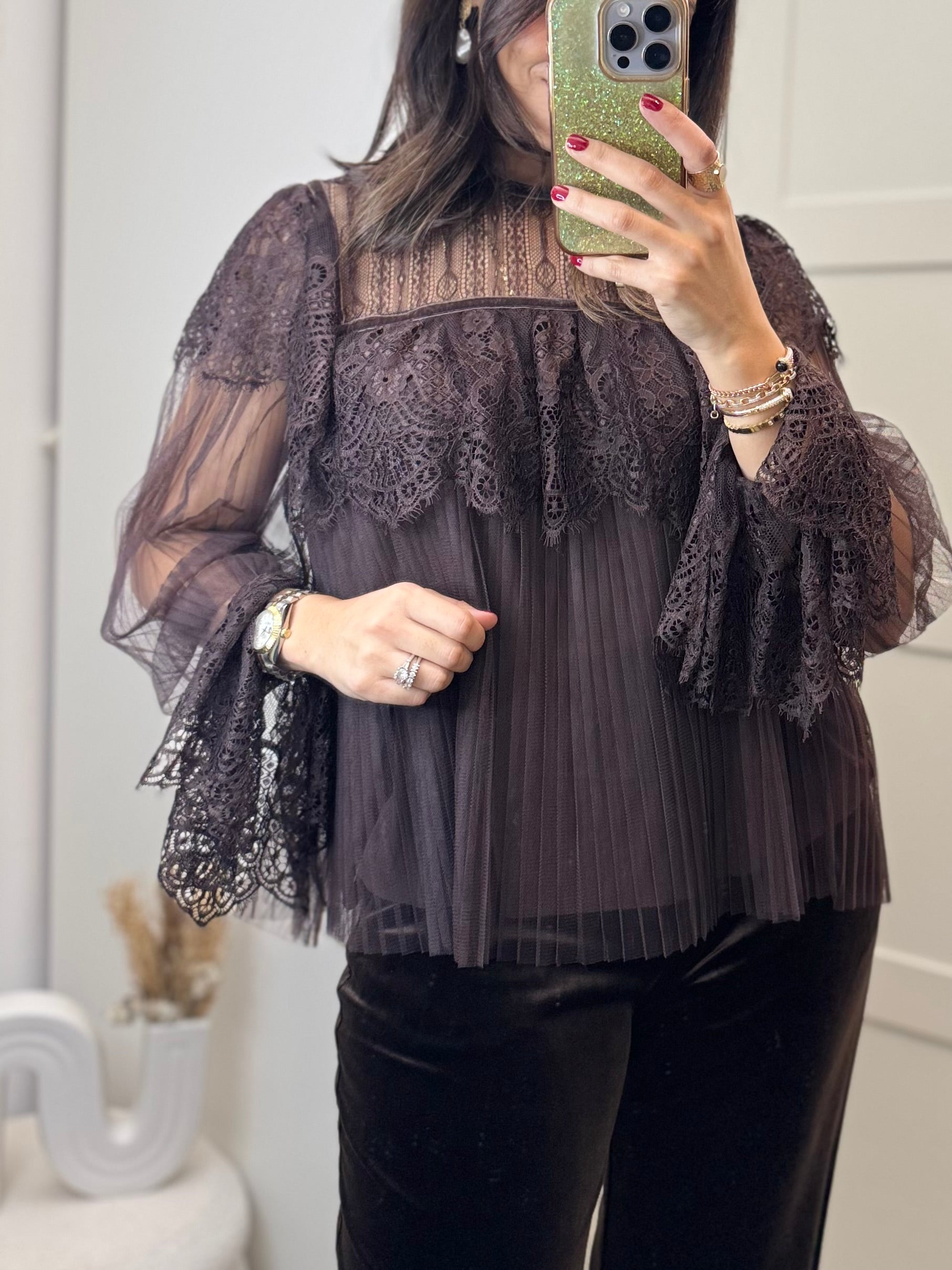 Blouse dentelle Malia