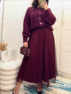 Jupe Ayeline Noire/Sheer