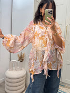 Chemise Jihane saumon