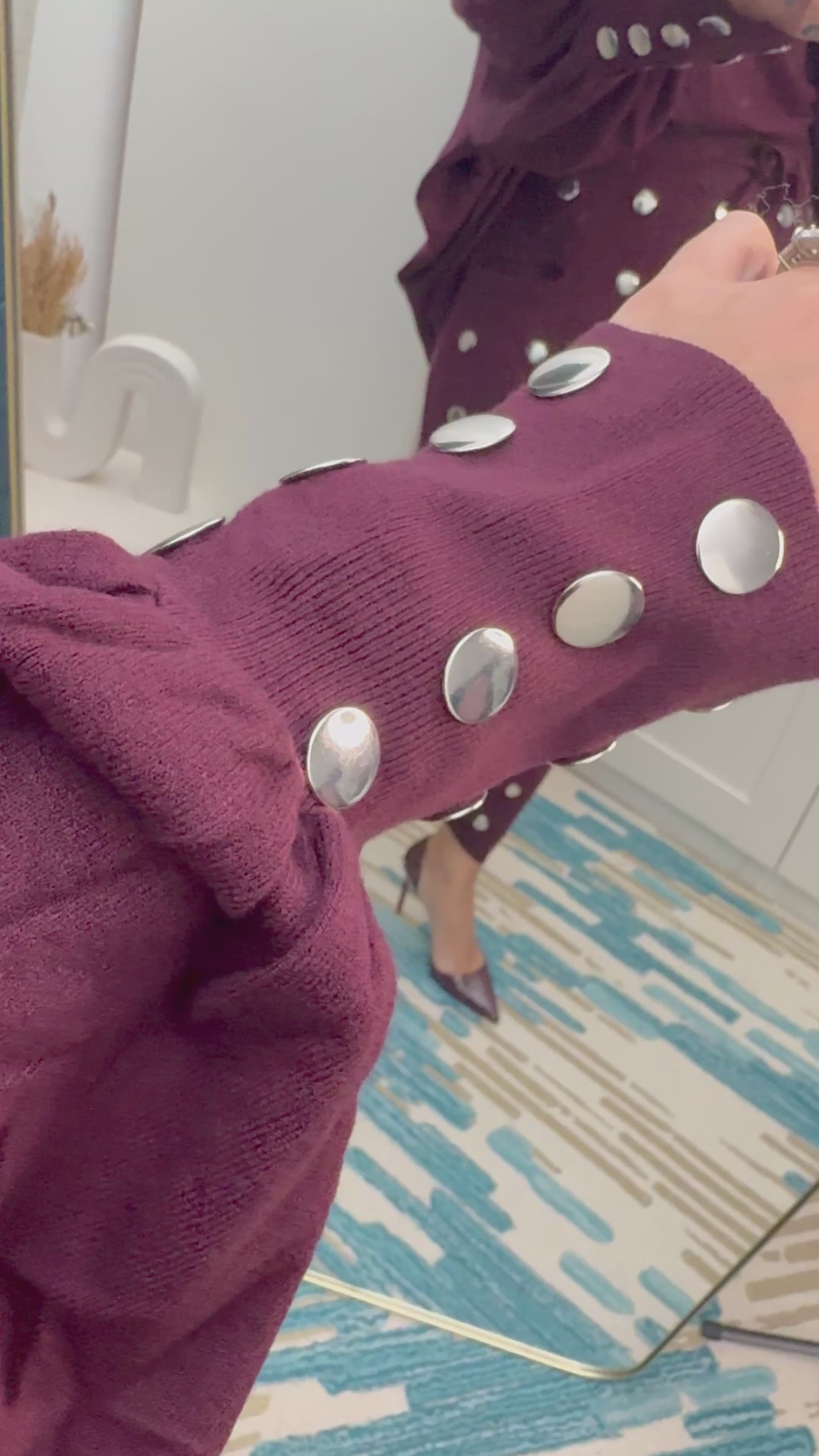 Ensemble Yara burgundy