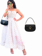 Petit Sac Demi Lune Pour Femmes - 100 % Cuir