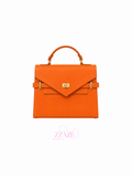 Sac à Main Trapèze 100% Cuir - Inspiré Hermès Kelly Bag