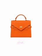 Sac à Main Trapèze 100% Cuir - Inspiré Hermès Kelly Bag