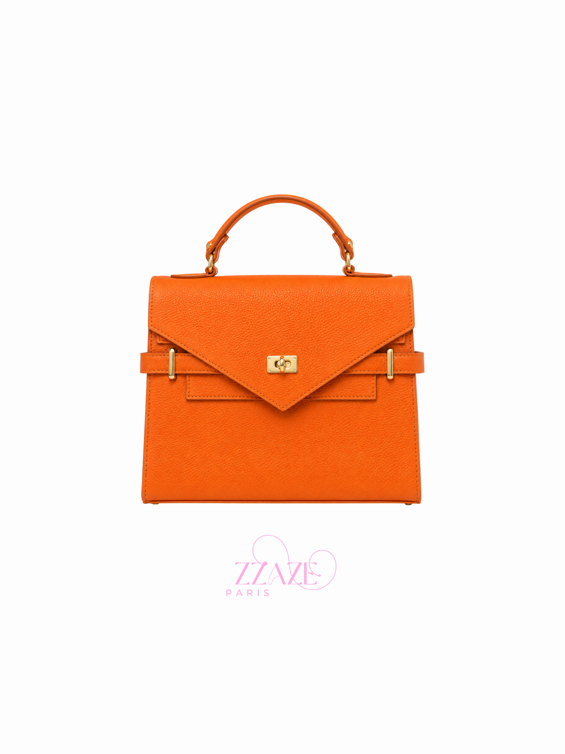 Sac à Main Trapèze 100% Cuir - Inspiré Hermès Kelly Bag