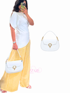 Sac Moyen en Demi Lune - 100% Cuir - Pour Femmes