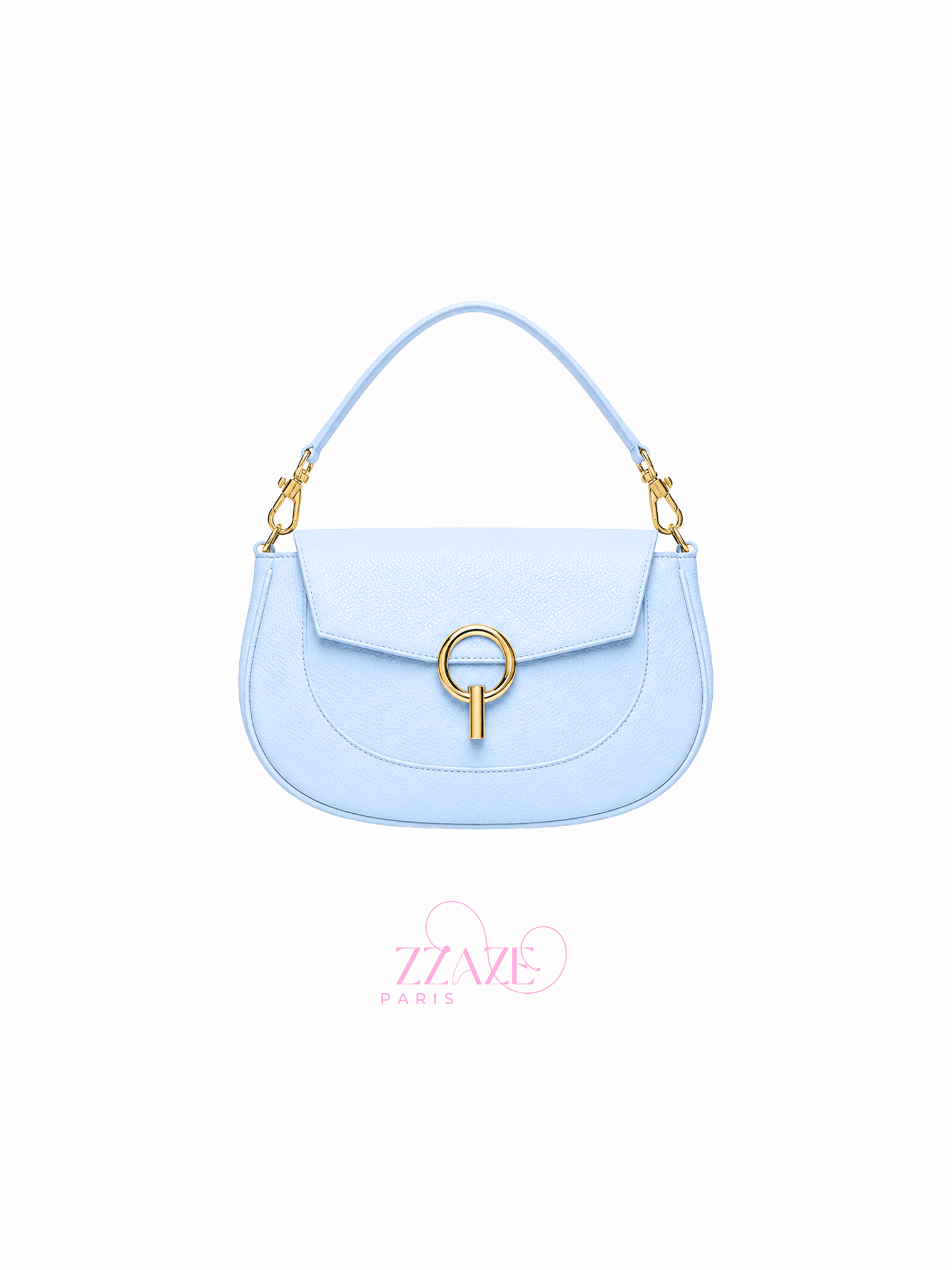 Petit Sac Demi Lune Pour Femmes - 100 % Cuir