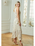 Ensemble Écru en Crochet Artisanal