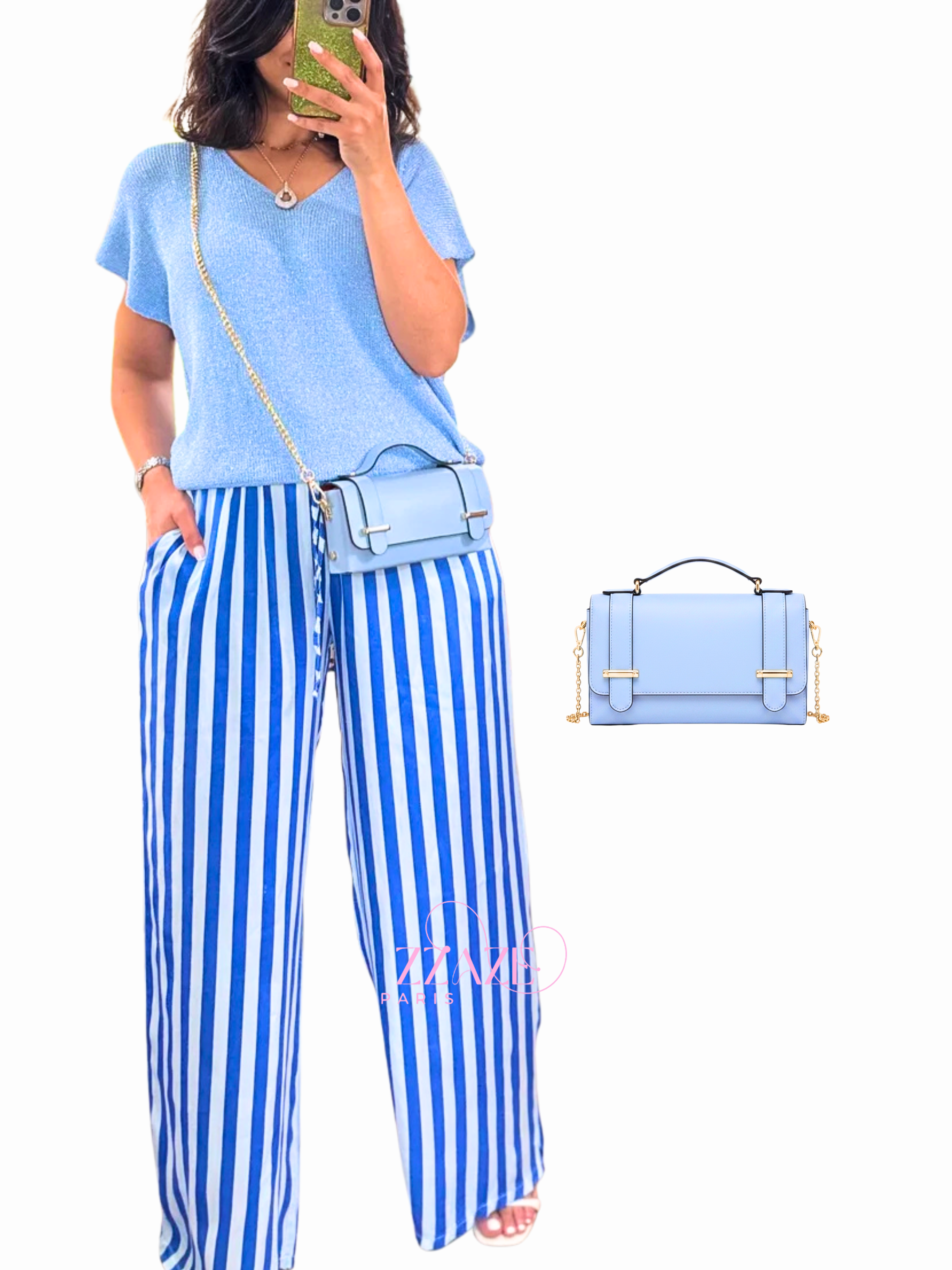 Sac Beryl - 100% Cuir - Mini Rectangulaire