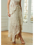Ensemble Écru en Crochet Artisanal