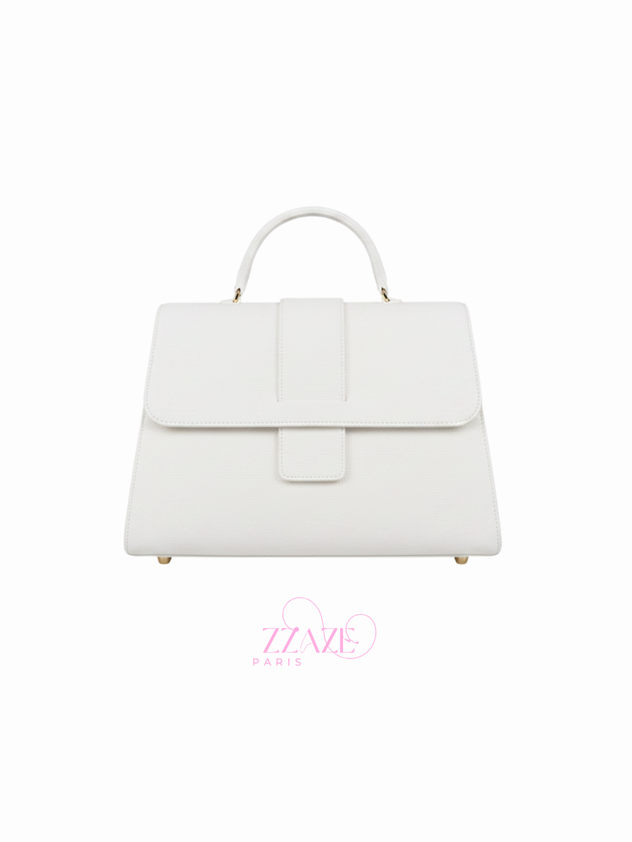 Sac à Main 100% en Cuir Bleu Roi avec Bandoulière Amovible